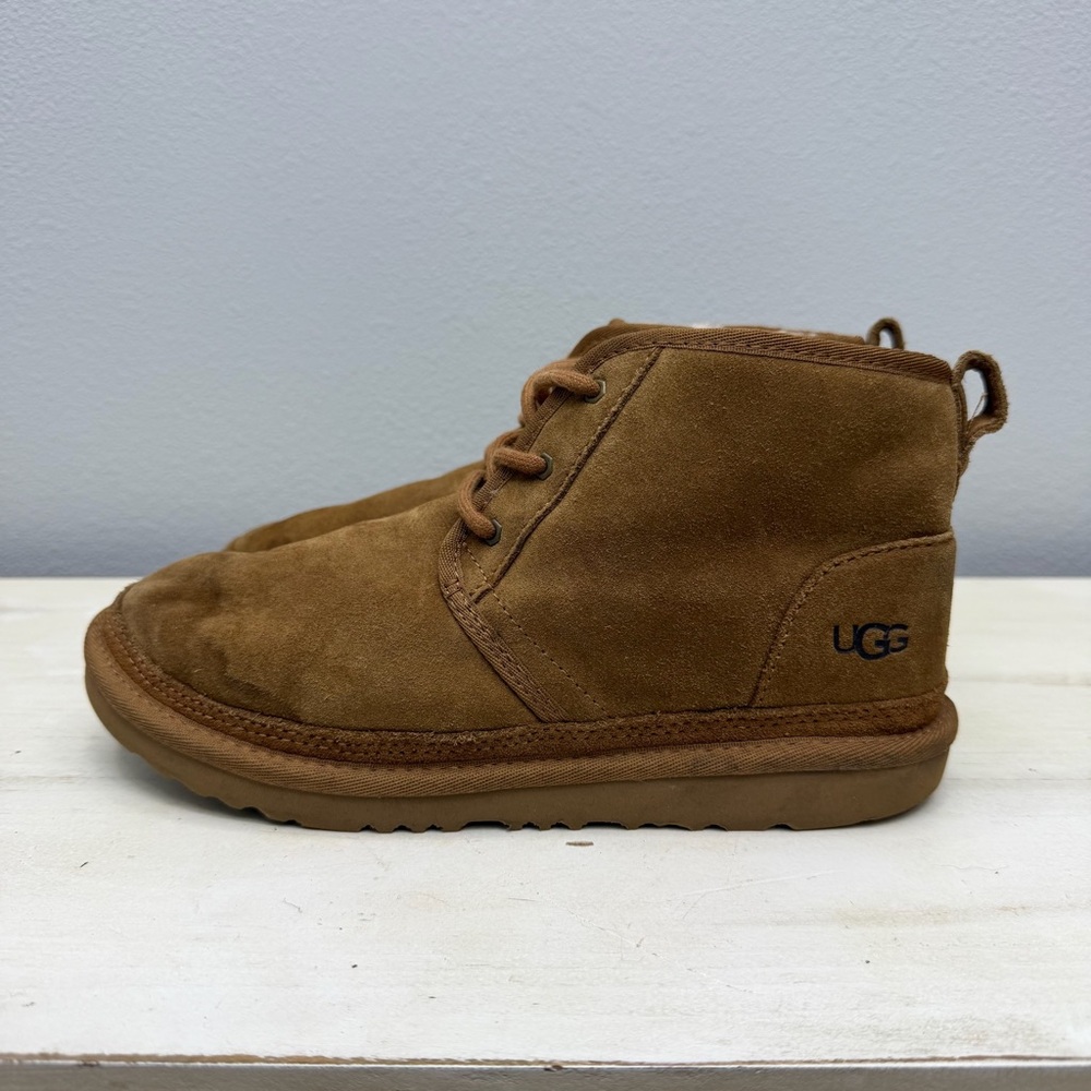 Ugg Brown Suede Neumel ll Ankle Boots Size 6